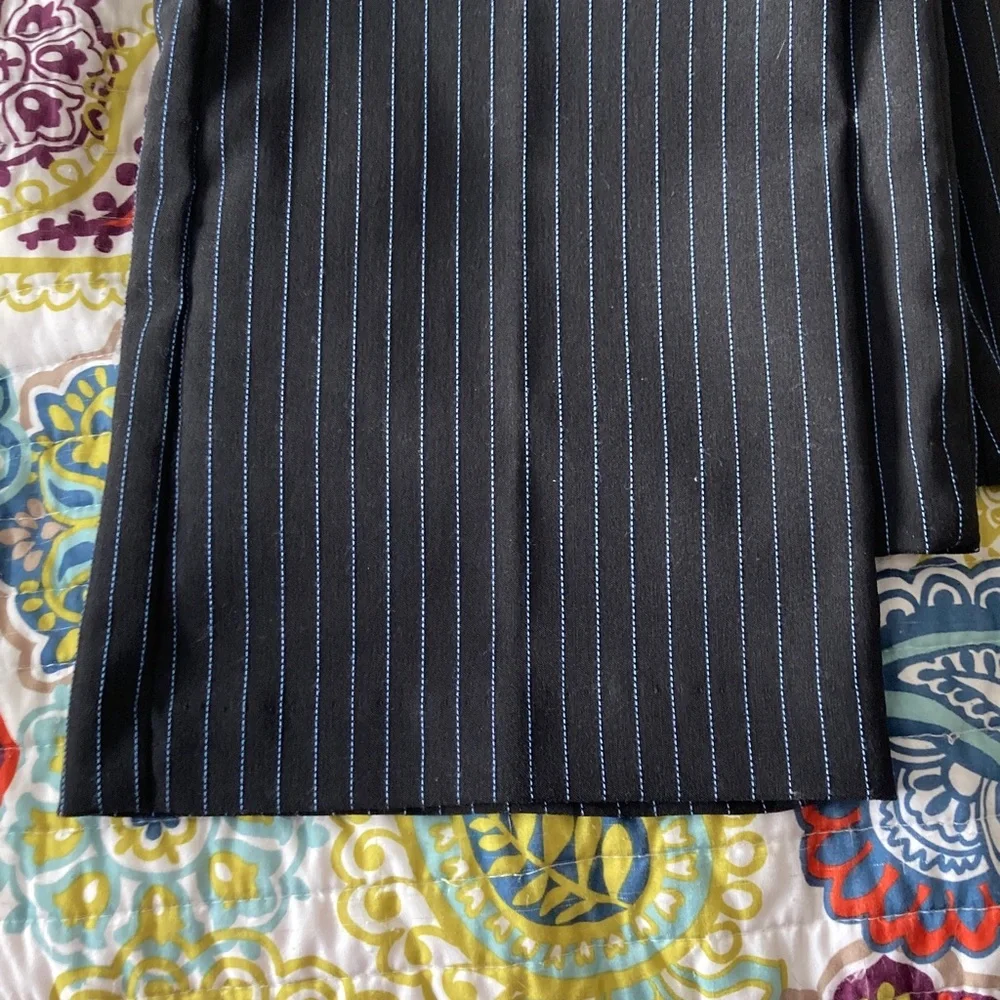 Star City Black Pinstripe Trousers - Picture 8 of 8